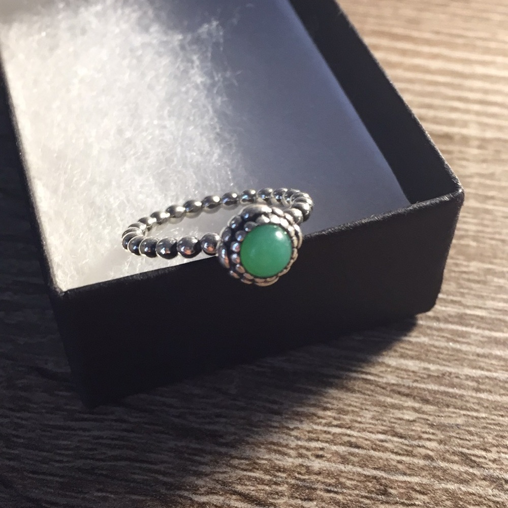 Pandora Emerald may birthstone ring